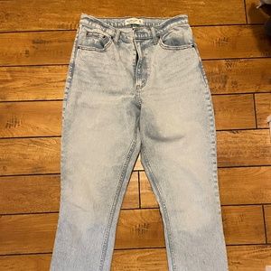 Abercrombie Curve Love Straight Jeans